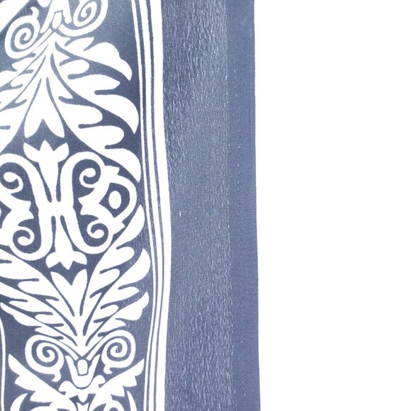 Nf Black and White Floral Geometric Pattern Moo Moo Kaftan Relaxed Maxi Dress - Picture 14 of 16